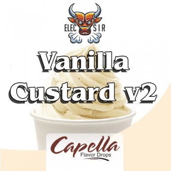 Ароматизатор Capella Flavor - Vanilla Custard v2 Flavor - 10ml